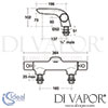 Ideal Standard Melange Two Taphole Bath Filler Dimensions