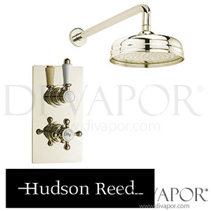 Hudson Reed Traditional Concealed Shower Valve & 8 Inch Fixed Head (Gold) Spare Parts
