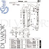 Ideal Standard A4289AA Mixer Spare Tech Diagram