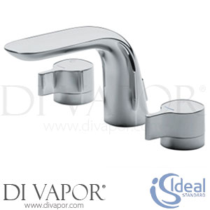 Ideal A4289AA Melange Dual Control 3 Taphole Basin Mixer Tap with Pop-Up Waste Spare Parts
