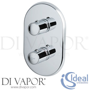 Ideal Standard A4290AA Melange Faceplate and Handles for A3969NU Trevi TT Shower Valve Spare Parts