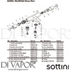 Sottini A4326AA Mixer Spare Tech Diagram