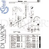 Ideal Standard A4335AA Mixer Spare Tech Diagram