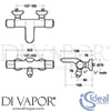 Ideal Standard A4337AA Mixer Spare Diagram