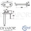 Ideal Standard A4482AA Mixer Spare Diagram