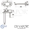Ideal Standard Simply U Wall Single Lever Bathroom Tap Dimensions