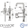 Ideal Standard A4484AA Mixer Spare Diagram