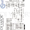 Ideal Standard A4484AA Mixer Spare Tech Diagram