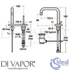 Ideal Standard A4486AA Mixer Spare Diagram