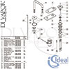 Ideal Standard Simply U Single Lever 2 Taphole Basin Mixer Spare