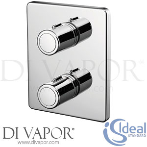 Ideal Standard A4613AA Attitude Faceplate and Handles For Use with A3969NU Trevi TT Shower Valve Spare Parts