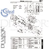 Ideal Standard A4613AA Tech Diagram
