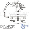 Ideal Standard A4616AA Mixer Spare Diagram