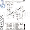 Ideal Standard A4616AA Mixer Spare Tech Diagram