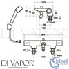 Ideal Standard A4616AA Mixer Spare Diagram
