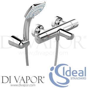 Ideal Standard A4624AA Ceratherm 100 Thermostatic Bath & Shower Exposed Mixer