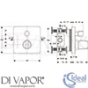 Ideal Standard A4662AA Mixer Spare Diagram