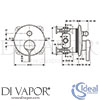 Ideal Standard A4720AA Mixer Spare Diagram