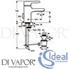 Ideal Standard A4753AA Spare Parts Diagram