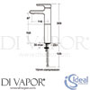 Ideal Standard A4755AA Mixer Spare Diagram