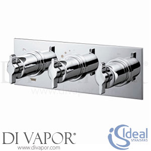 Ideal Standard Silver Shower Thermostatic Built-In Kit Shower Spare Parts A4792AA GEN1
