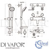 Ideal Standard A4816AA Spare Diagram