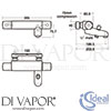 Ideal Standard A4899AA Mixer Spare Diagram