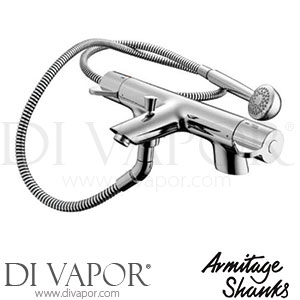 Armitage Shanks Piccolo 21 Bath & Shower Mixer Rim Mounted Thermostatic Kit - Aug 2016 - Spare Parts A4989AA GEN2