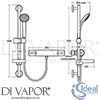 Ideal Standard A4999AA Mixer Spare Diagram
