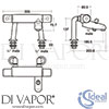 Ideal Standard A5508AA Mixer Spare Diagram