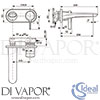 Ideal Standard A5591AA Mixer Spare Diagram