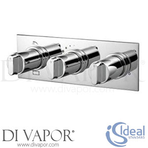 Ideal Standard Moments Thermostatic Shower Built-In 3-Cntrl Chrm 2/Out Spare Parts A5597AA GEN1