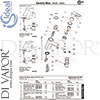 Ideal Standard A5649AA Mixer Spare Tech Diagram