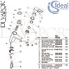 Ideal Standard Ceramix Blue Single Lever Basin Tap Spare