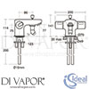 Ideal Standard A5667AA Mixer Spare Diagram