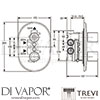 Trevi A5701AA GEN1 Mixer Spare Diagram