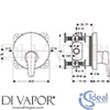 Ideal Standard A5724AA Mixer Spare Diagram