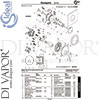 Ideal Standard A5724AA Mixer Spare Tech Diagram