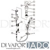 Jado A5727AA Mixer Spare Diagram