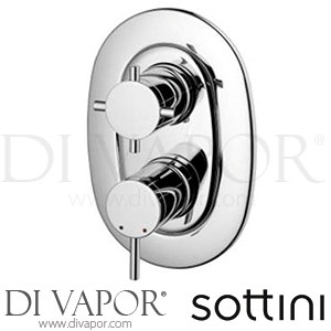 Sottini Alchemy Built-In Thermostatic Shower Valve Spare Parts A5800AA GEN1