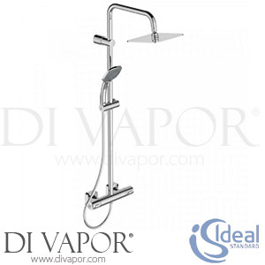 Ideal Standard Idealrain Cube M3 Shower Kit w/ Exposed Thermostatic Mixer - Aug 2012 - Spare Parts A5833AA GEN1