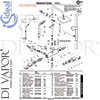 Ideal Standard A5833AA GEN1 Mixer Spare Parts Tech Diagram