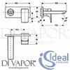 Ideal Standard A5844AA Mixer Tap Diagram