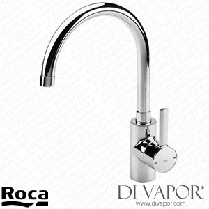 Roca Kitchen Sink Mixer with High Swivel Spout and Aerator (A5A8460C00) Spare Parts
