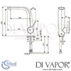 Ideal Standard Melange Basin Mixer Rim Tap Dimensions