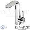 Ideal Standard Melange Basin Mixer Rim Tap Spare Parts