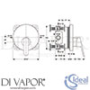 Ideal Standard A6064AA Mixer Spare Diagram