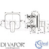 Ideal Standard A6114AA Mixer Spare Diagram