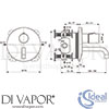 Ideal Standard A6147AA GEN1 Spare Diagram