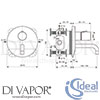 Ideal Standard A6148AA Tap Spare Diagram